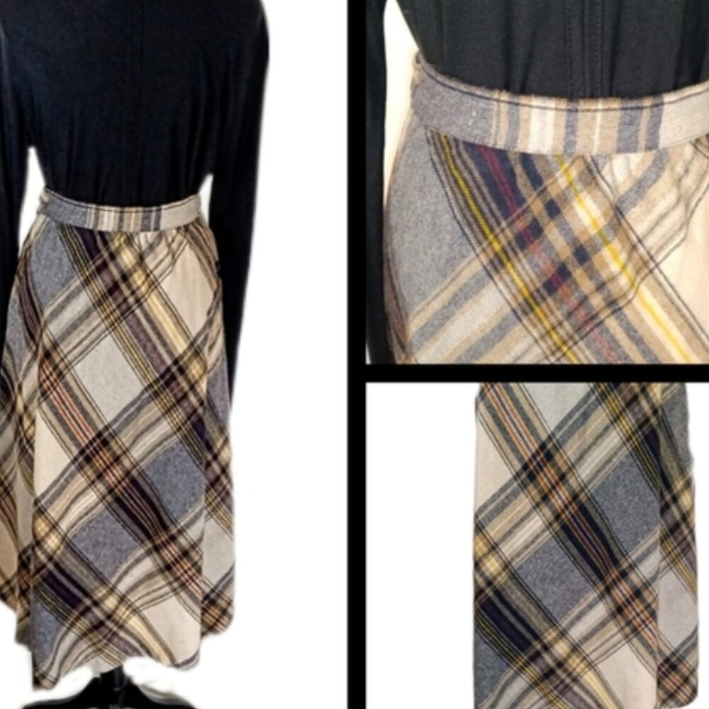 Vintage 60s 70s Summit Sportswear Full Skirt Size 8 - Picture 7 of 11